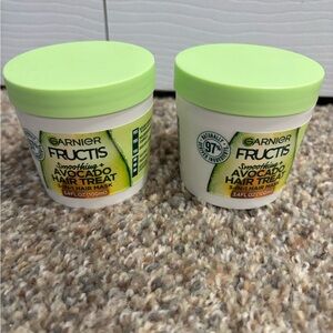Garnier Fructis Avocado Hair Treat 3-in-1 Mask set of 2 NEW